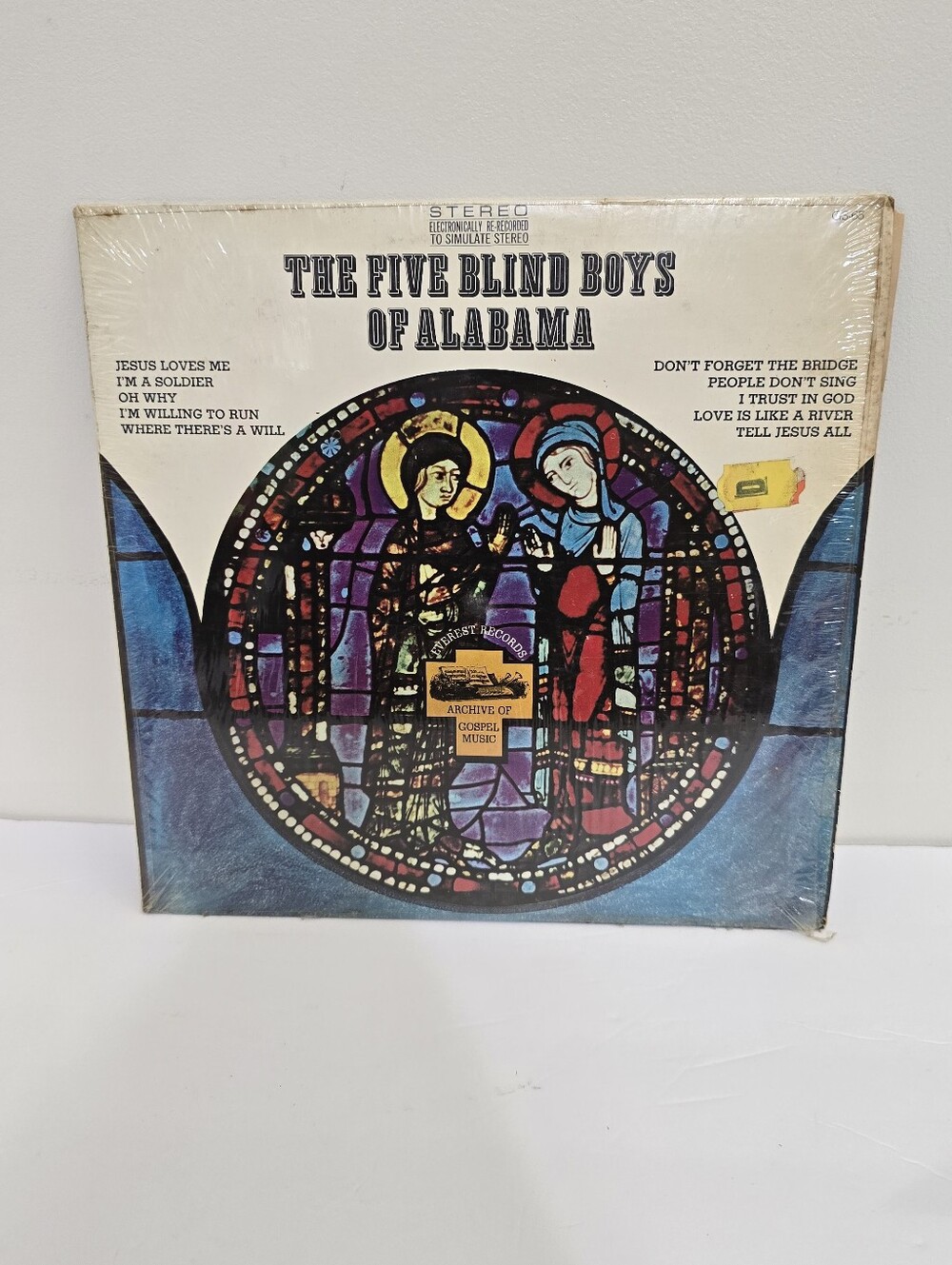 THE FIVE BLIND BOYS OF‎ ALABAMA 1968 Vinyl LP Gospel Soul